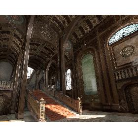 Conceptual Castle interior Low Poly PBR Part 3 3D model